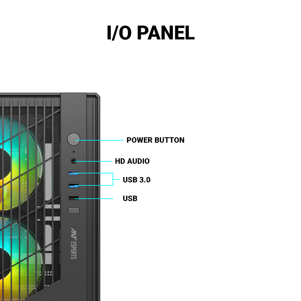 Ant Esports 120 Air Mini Tower Black