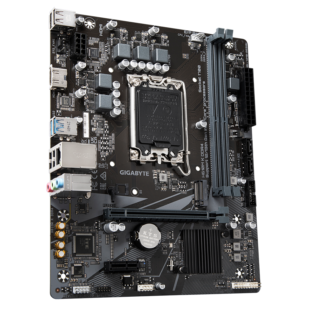 GIGABYTE H610M K DDR4 M-ATX Motherboard