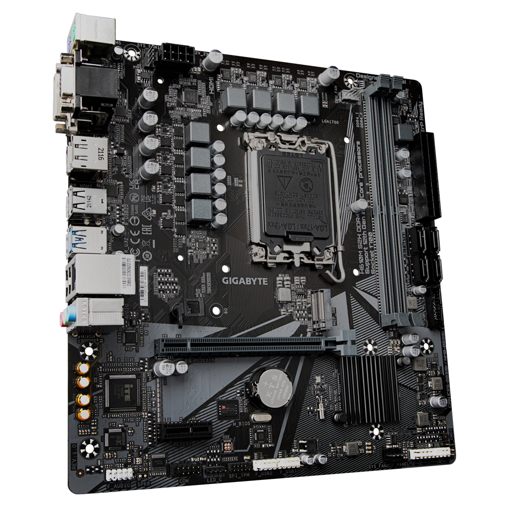 Gigabyte H610M S2H DDR4 M-ATX Motherboard