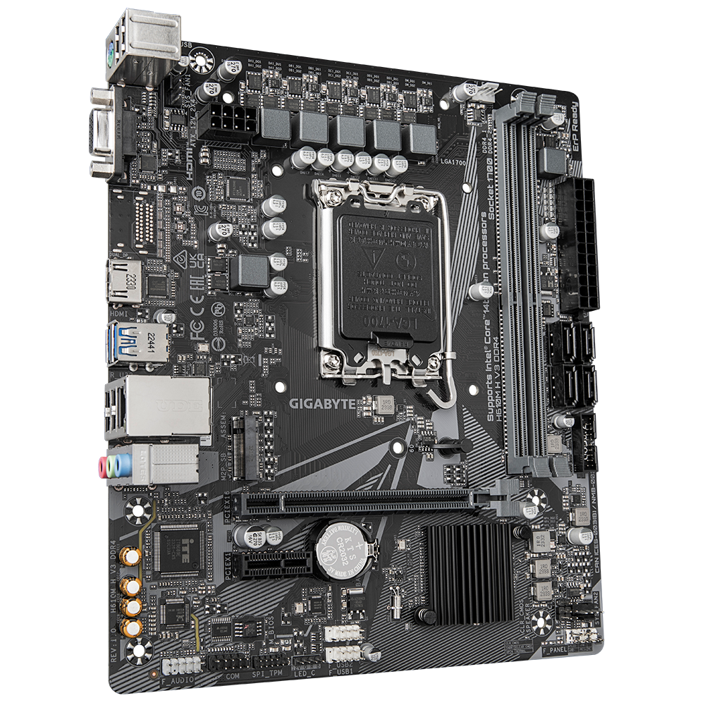 GIGABYTE H610M H V3 DDR4 M-ATX Motherboard