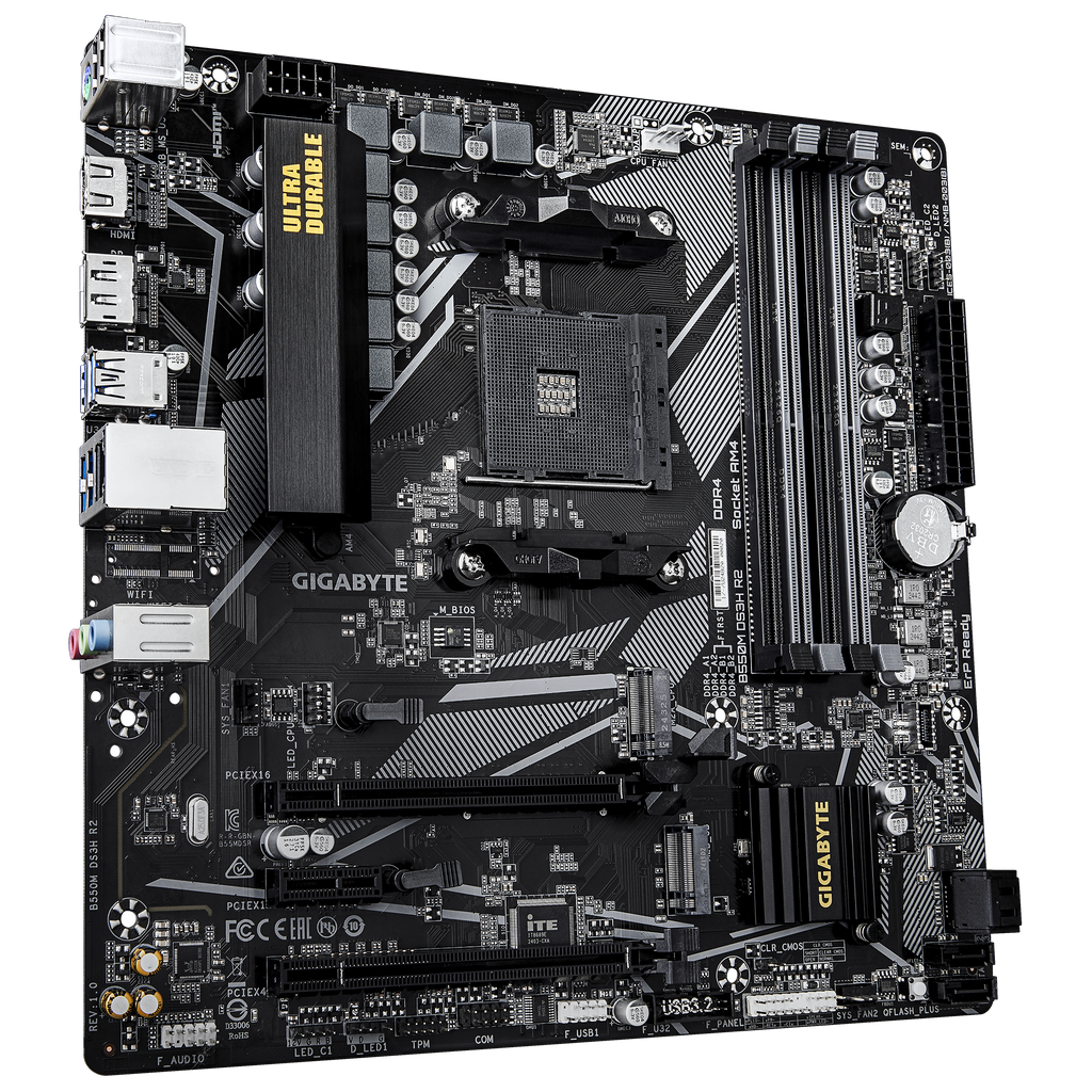 GIGABYTE B550M DS3H R2 M-ATX Motherboard
