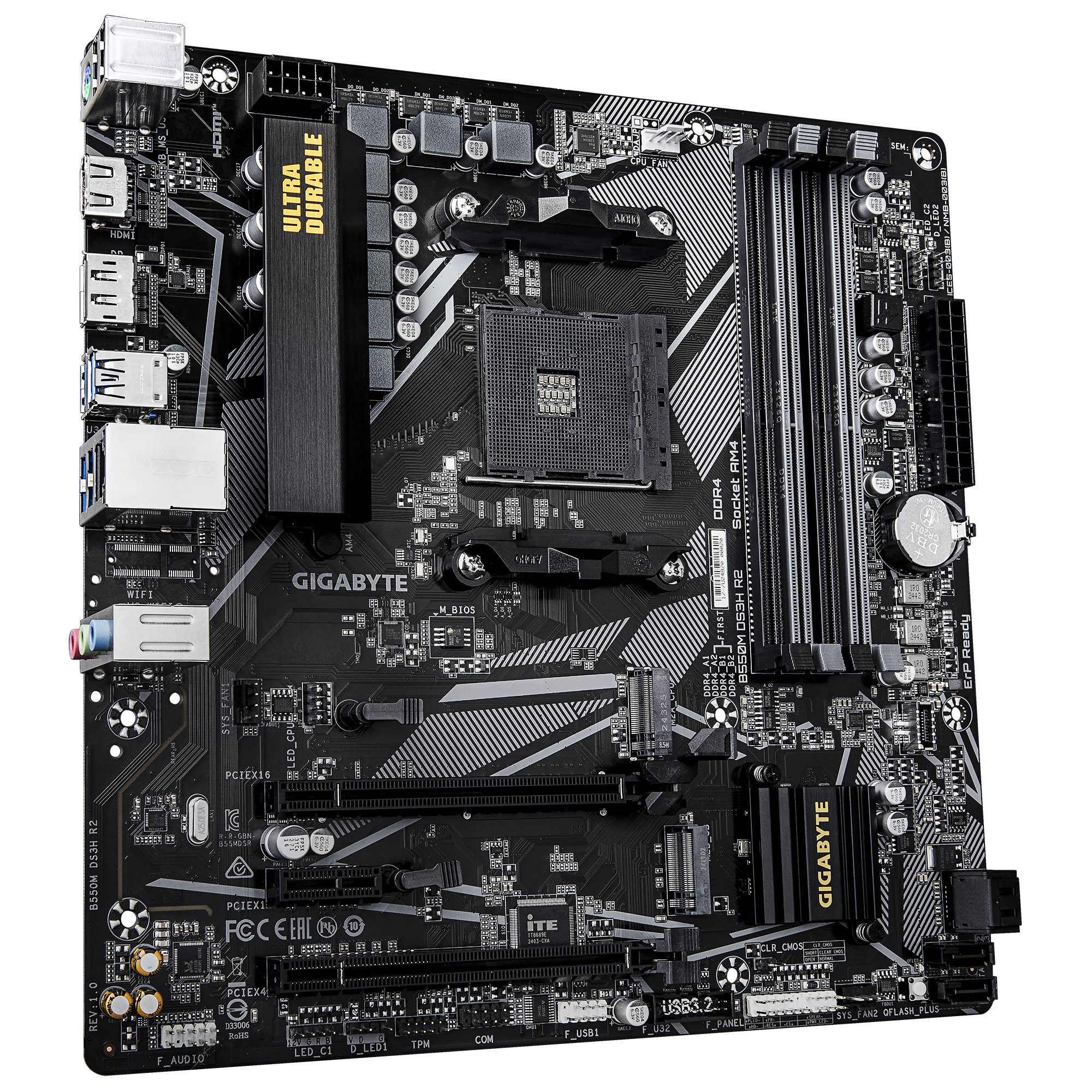 GIGABYTE B550M DS3H R2 M-ATX Motherboard