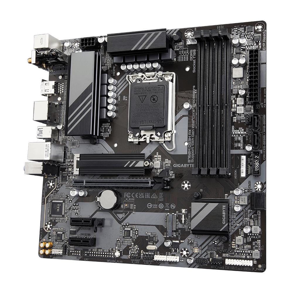 Gigabyte B760M DS3H AX WiFi DDR5 M-ATX Motherboard