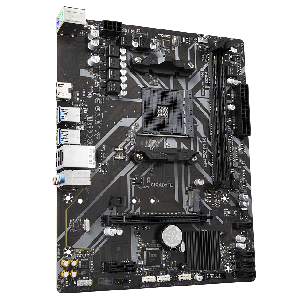 Gigabyte B450M K DDR4 M-ATX Motherboard