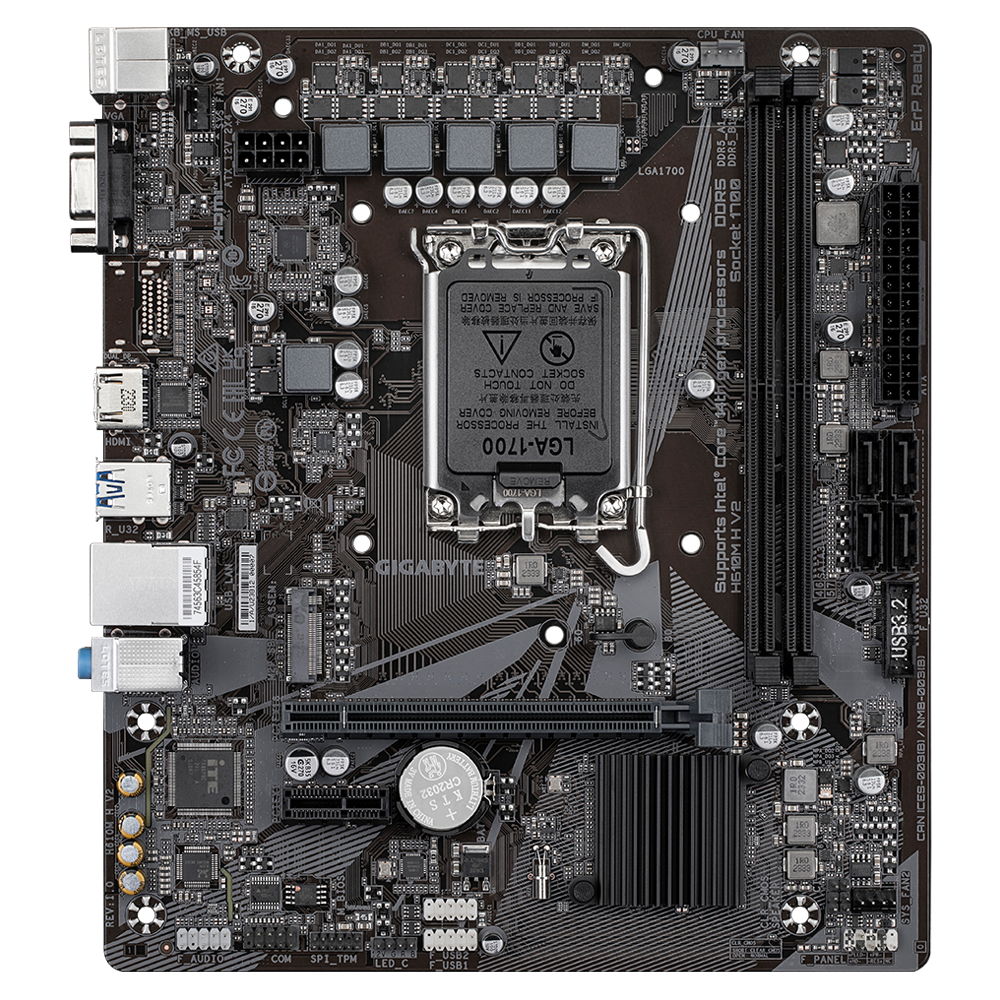 Gigabyte H610M H V2 DDR5 Motherboard