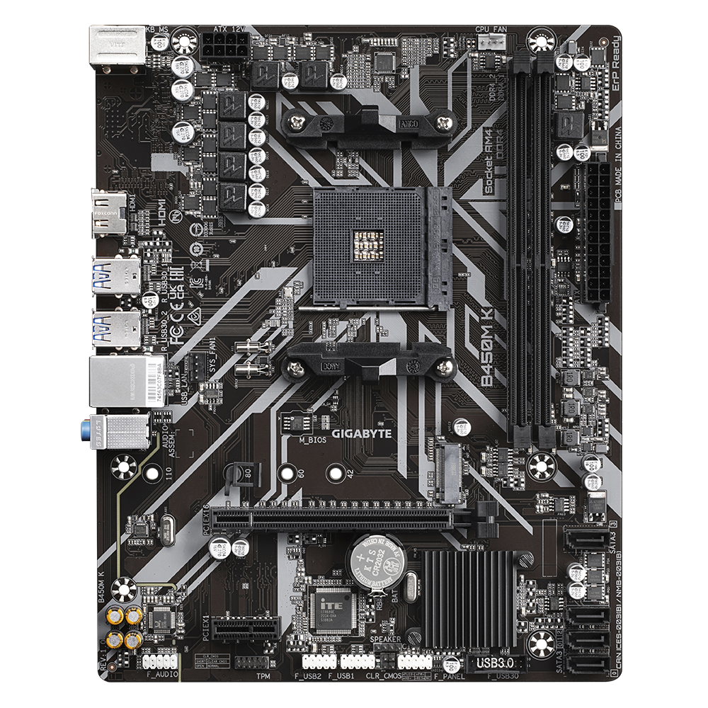 Gigabyte B450M K DDR4 M-ATX Motherboard