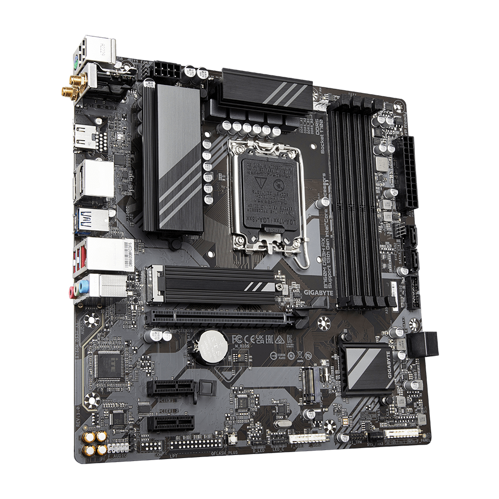 Gigabyte B760M DS3H AX WiFi DDR5 M-ATX Motherboard