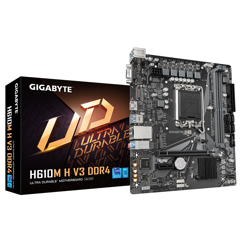 GIGABYTE H610M H V3 DDR4 M-ATX Motherboard