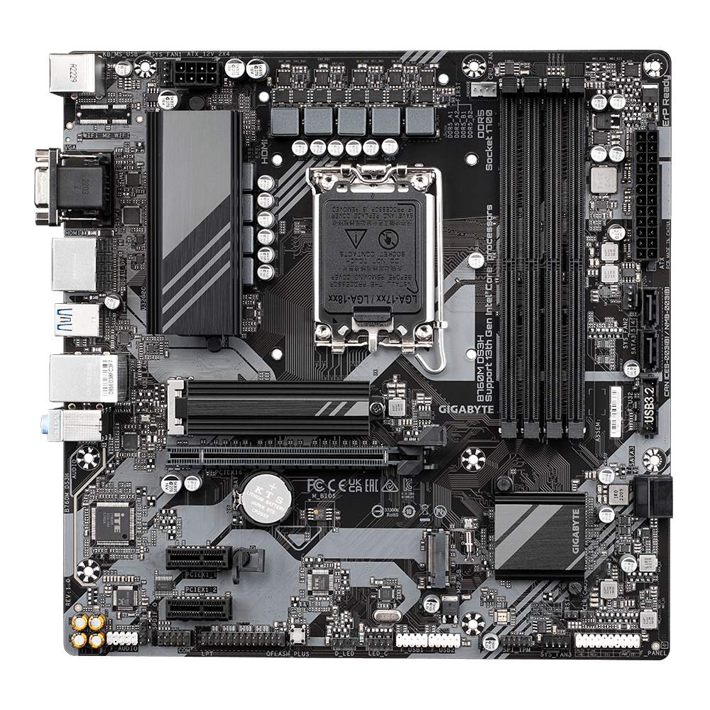 Gigabyte B760M DS3H DDR5 M-ATX Motherboard