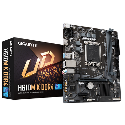 GIGABYTE H610M K DDR4 M-ATX Motherboard