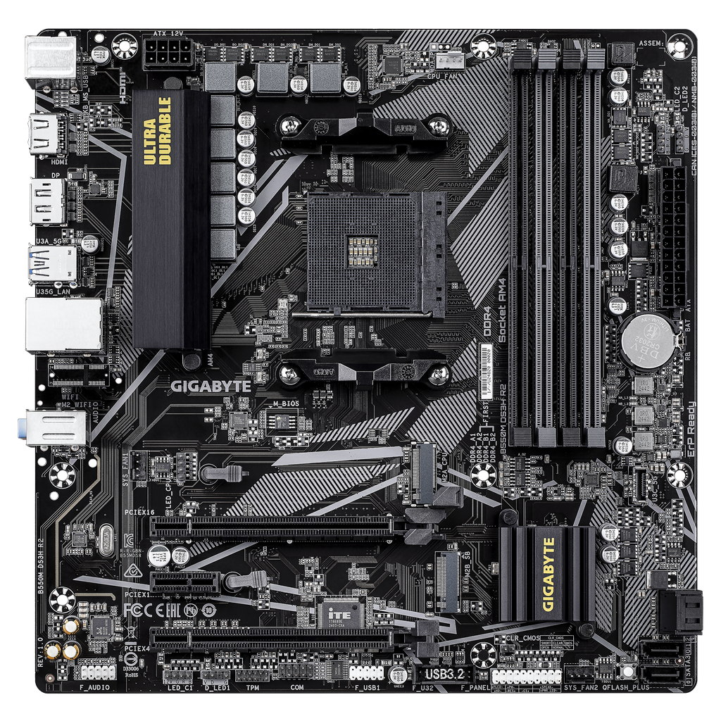 GIGABYTE B550M DS3H R2 M-ATX Motherboard