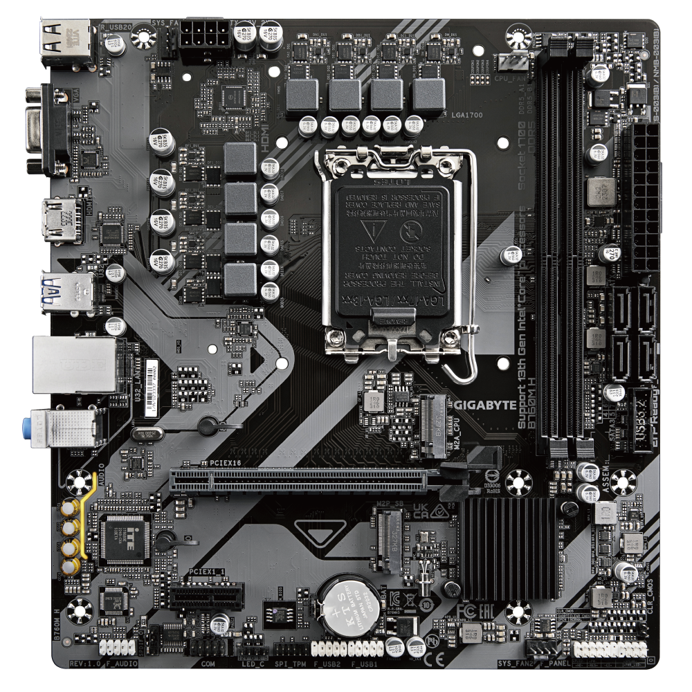 Gigabyte B760M H DDR5 M-ATX Motherboard