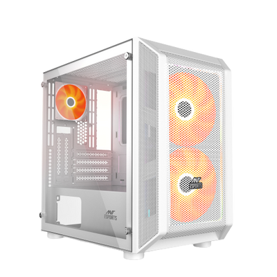Ant Esports 200 Air Mini Mesh White M-ATX Case