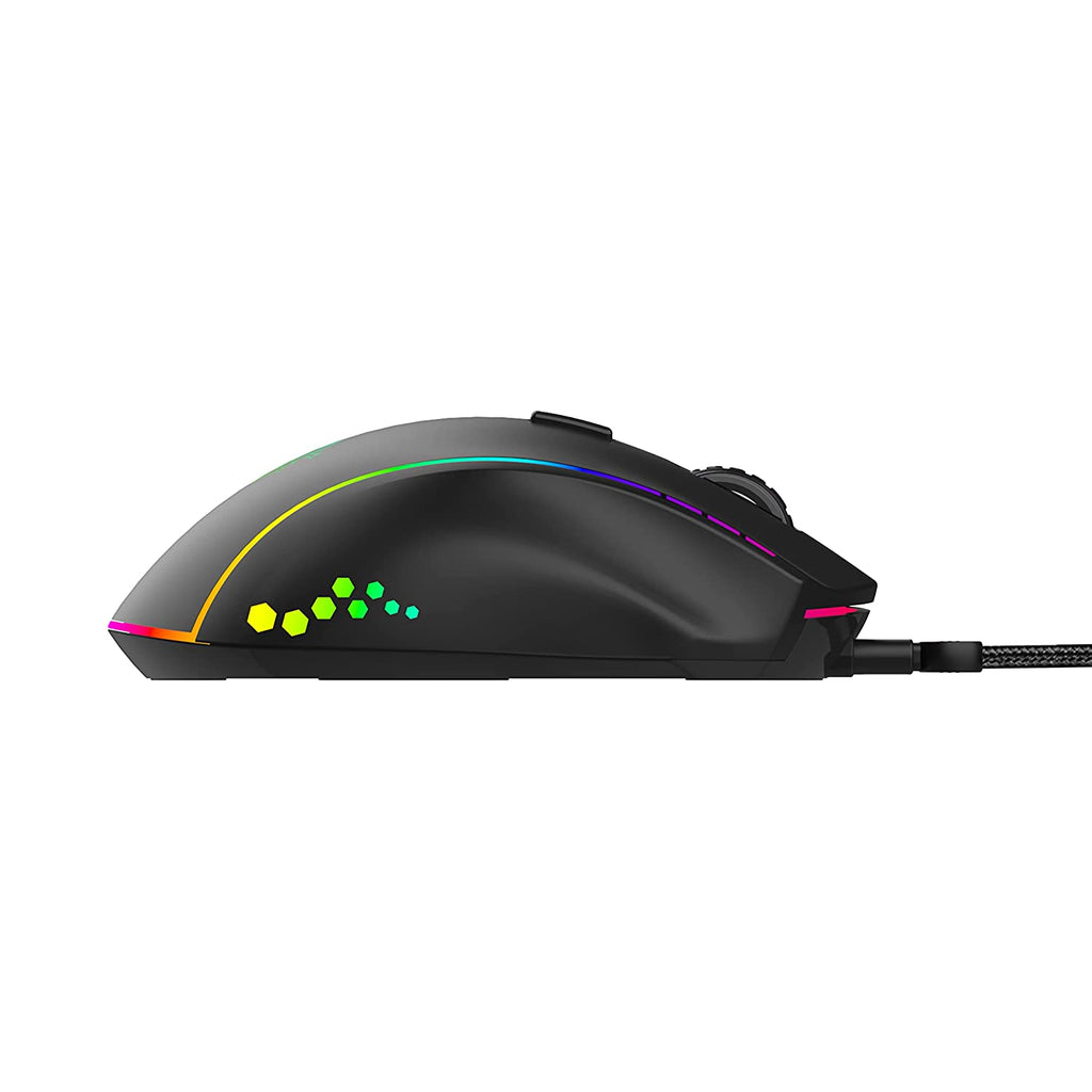 Ant Esports GM600 7200DPI RGB Wired Gaming Mouse Black