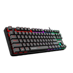 Ant Esports MK1000 Mechanical Wired Gaming Keyboard Black Hot-Swappable Per-Key RGB Red Outemu Switches