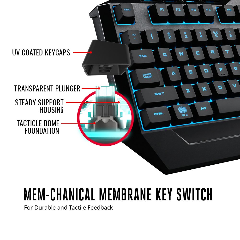 Cooler Master Devastator 3 USB Gaming Keyboard & Mouse Combo