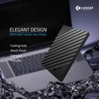 Cablet 2.5 Inch SATA USB 3.0 HDD/SSD 5Gbps Speed Portable External Enclosure for 7mm and 9.5mm, Tool-Free Design, Supports UASP Max 6TB (HD2599-U3 (USB 3.0))