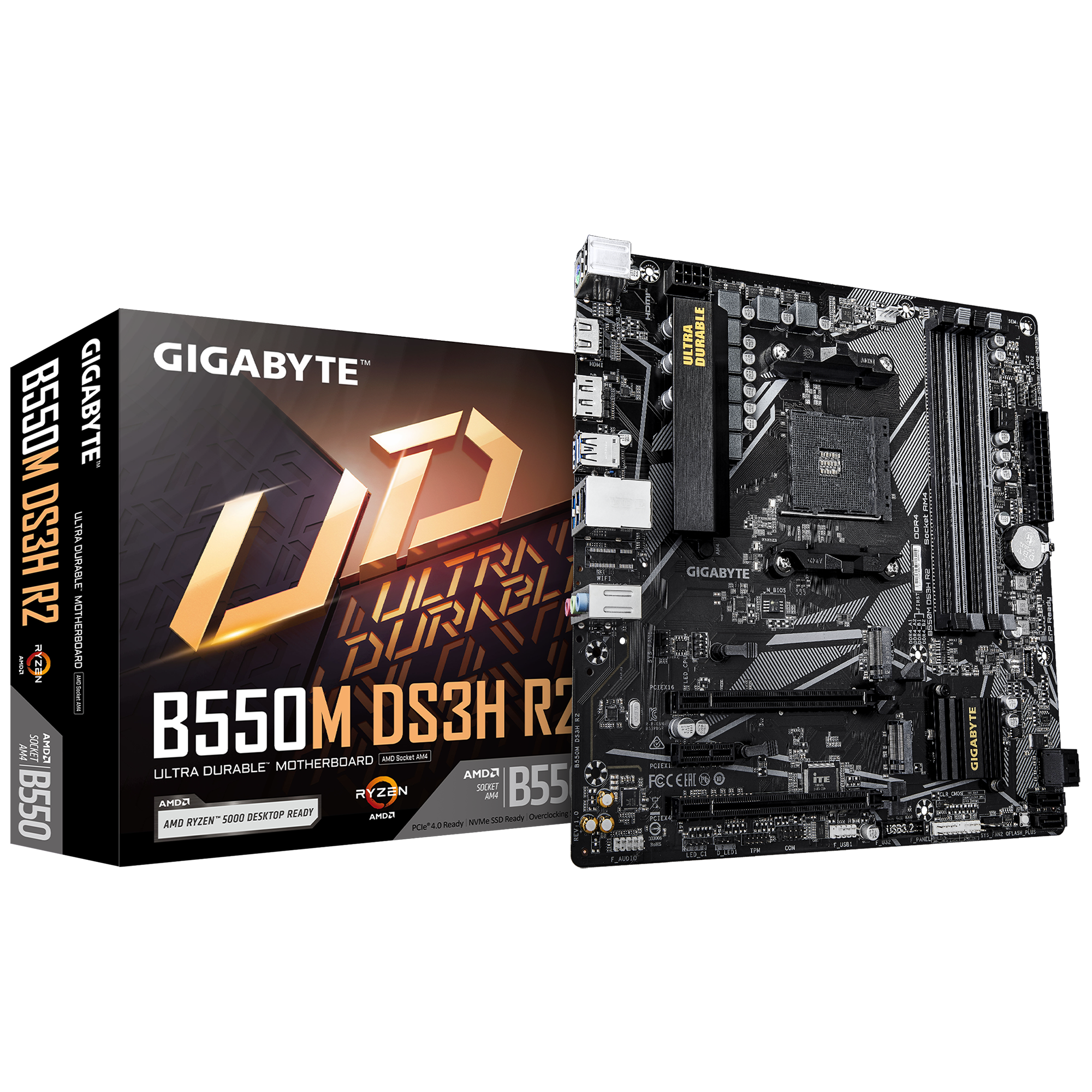 GIGABYTE B550M DS3H R2 M-ATX Motherboard