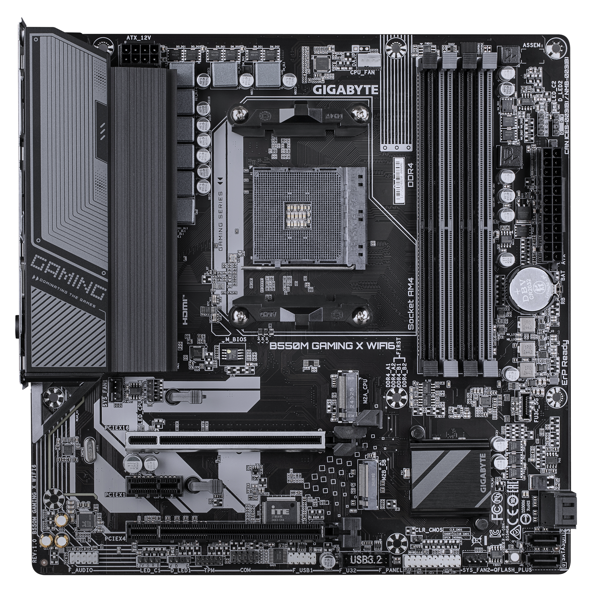 GIGABYTE B550M GAMING X WIFI6 M-ATX Motherboard