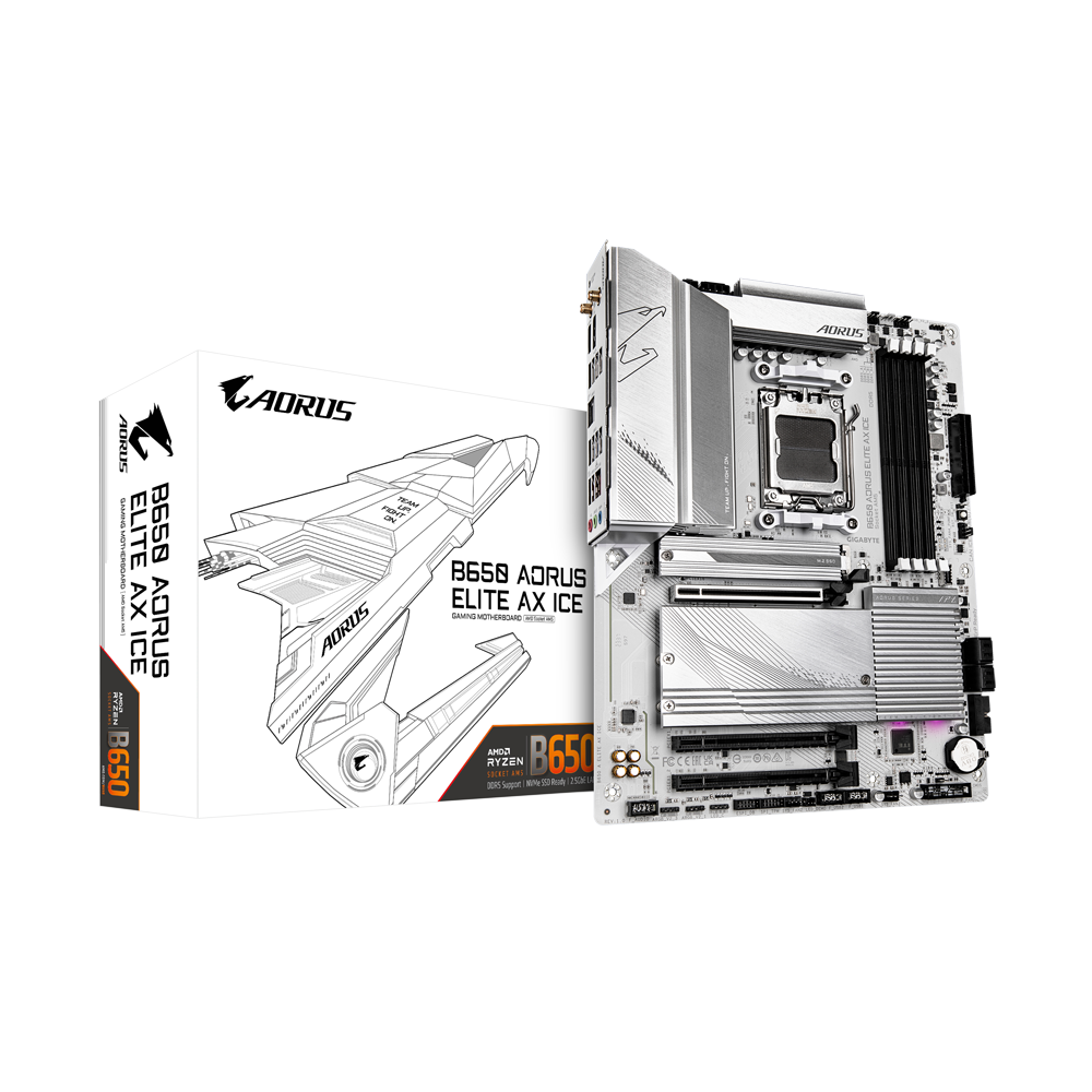 Gigabyte B650 Aorus Elite AX ICE WIFI ATX Motherboard