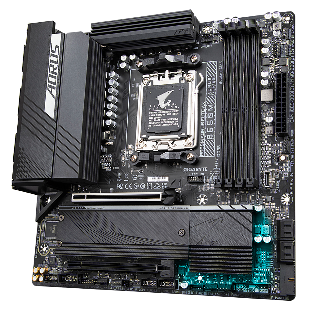 Gigabyte B650M Aorus Elite AX WIFI M-ATX Motherboard