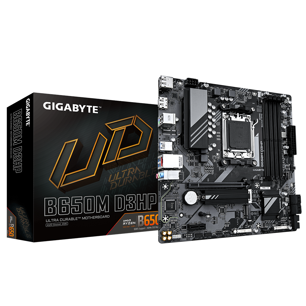 Gigabyte B650M D3HP M-ATX Motherboard