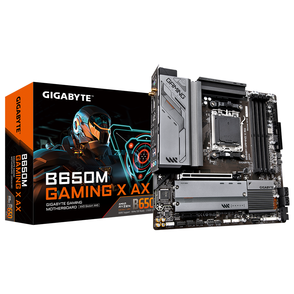 Gigabyte B650M Gaming X AX WIFI M-ATX Motherboard