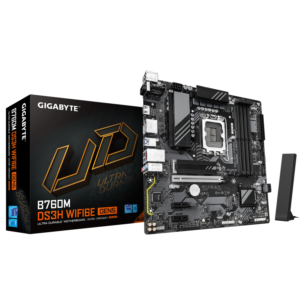 Gigabyte B760M DS3H WIFI6E GEN5 Motherboard