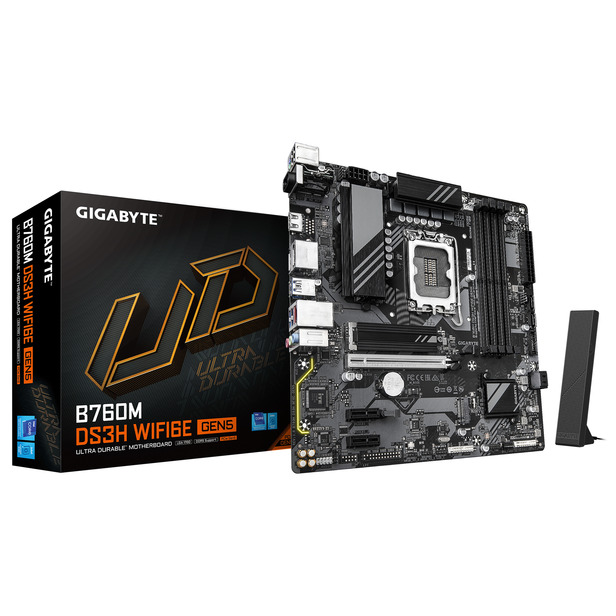Gigabyte B760M DS3H WIFI6E GEN5 Motherboard
