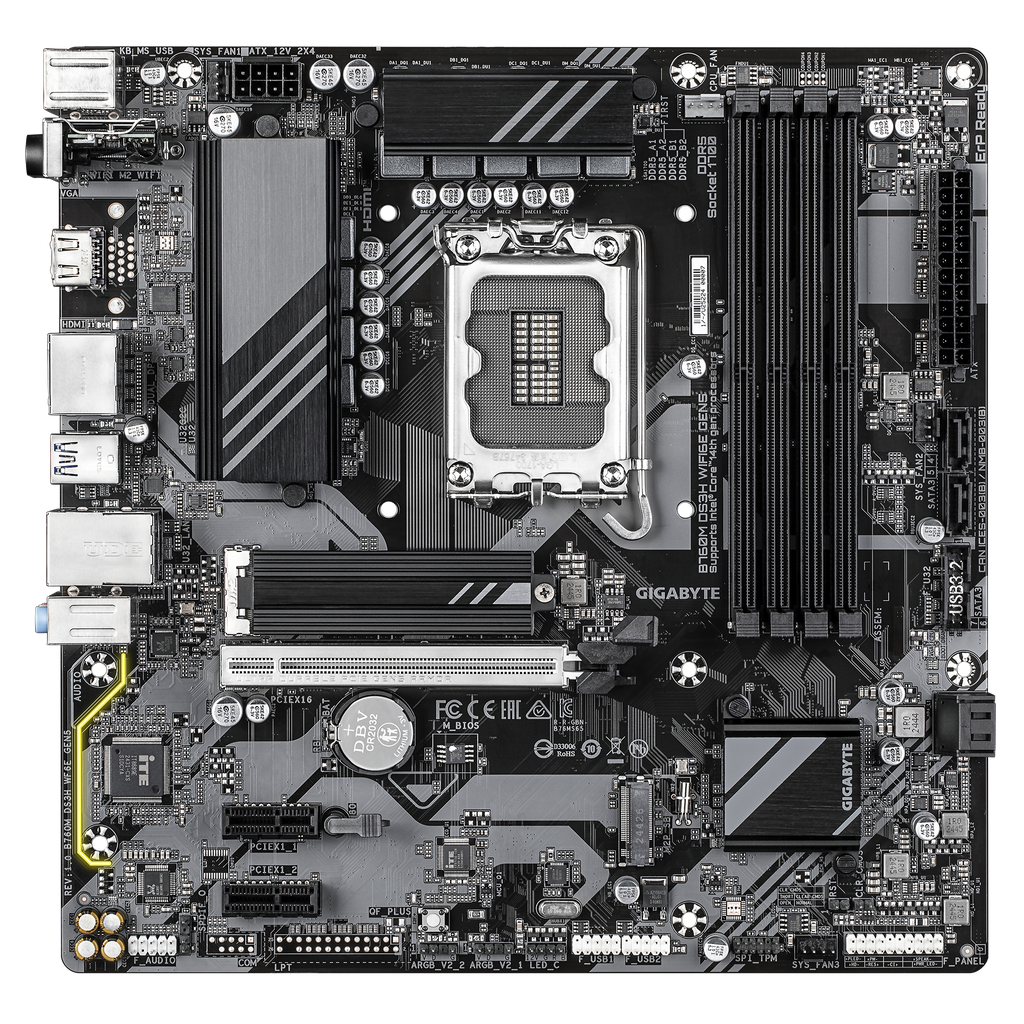 Gigabyte B760M DS3H WIFI6E GEN5 Motherboard