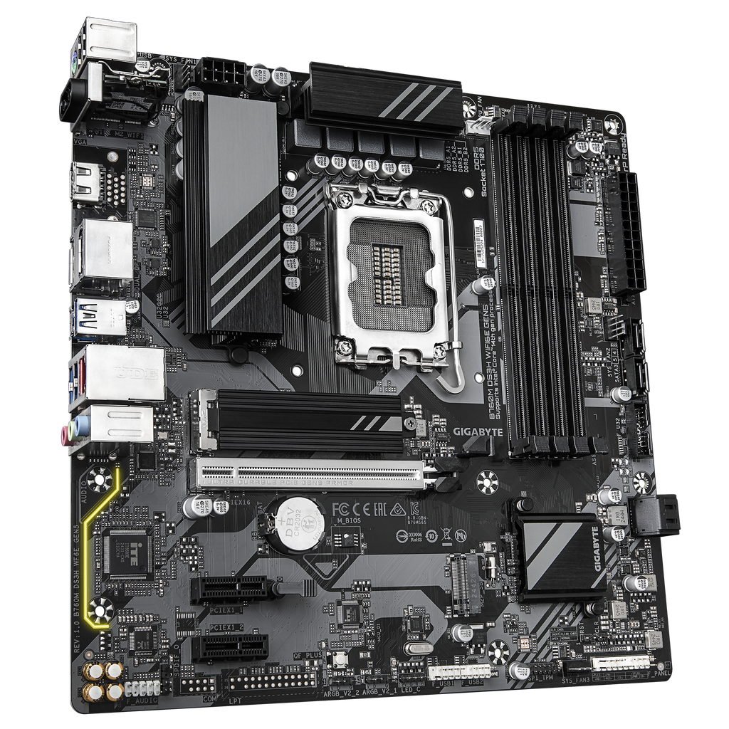 Gigabyte B760M DS3H WIFI6E GEN5 Motherboard