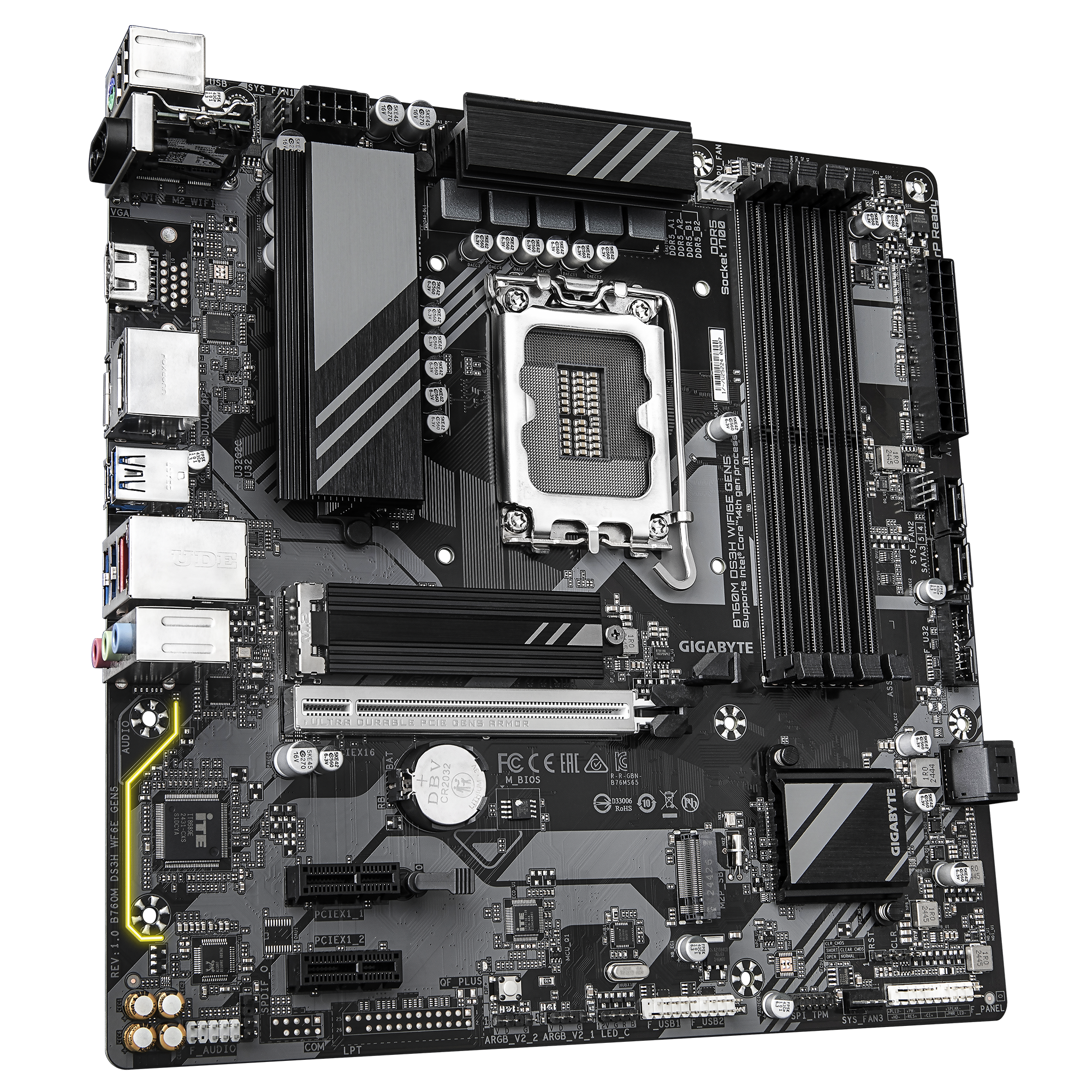 Gigabyte B760M DS3H WIFI6E GEN5 Motherboard