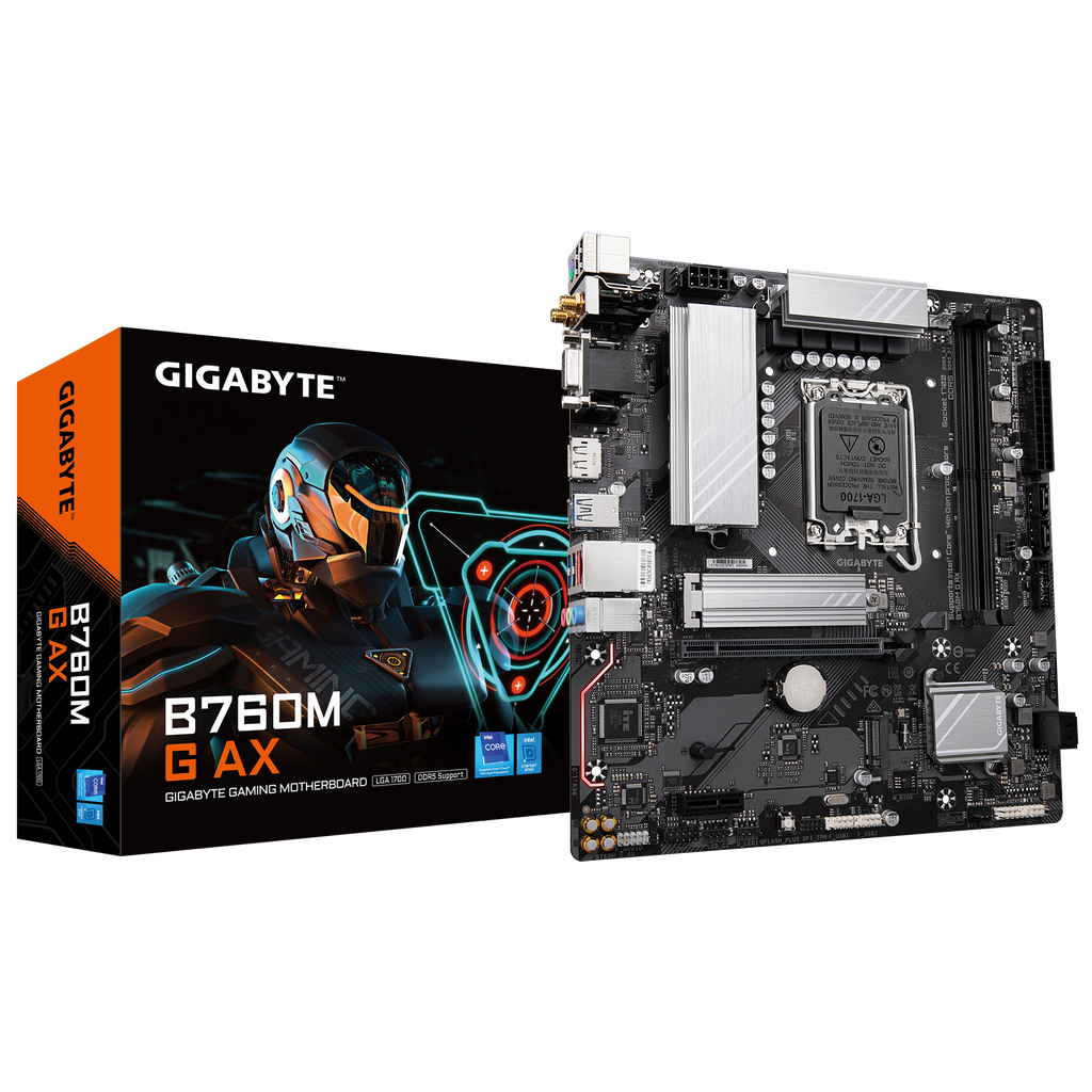 Gigabyte B760M G AX WiFi DDR5 M-ATX Motherboard