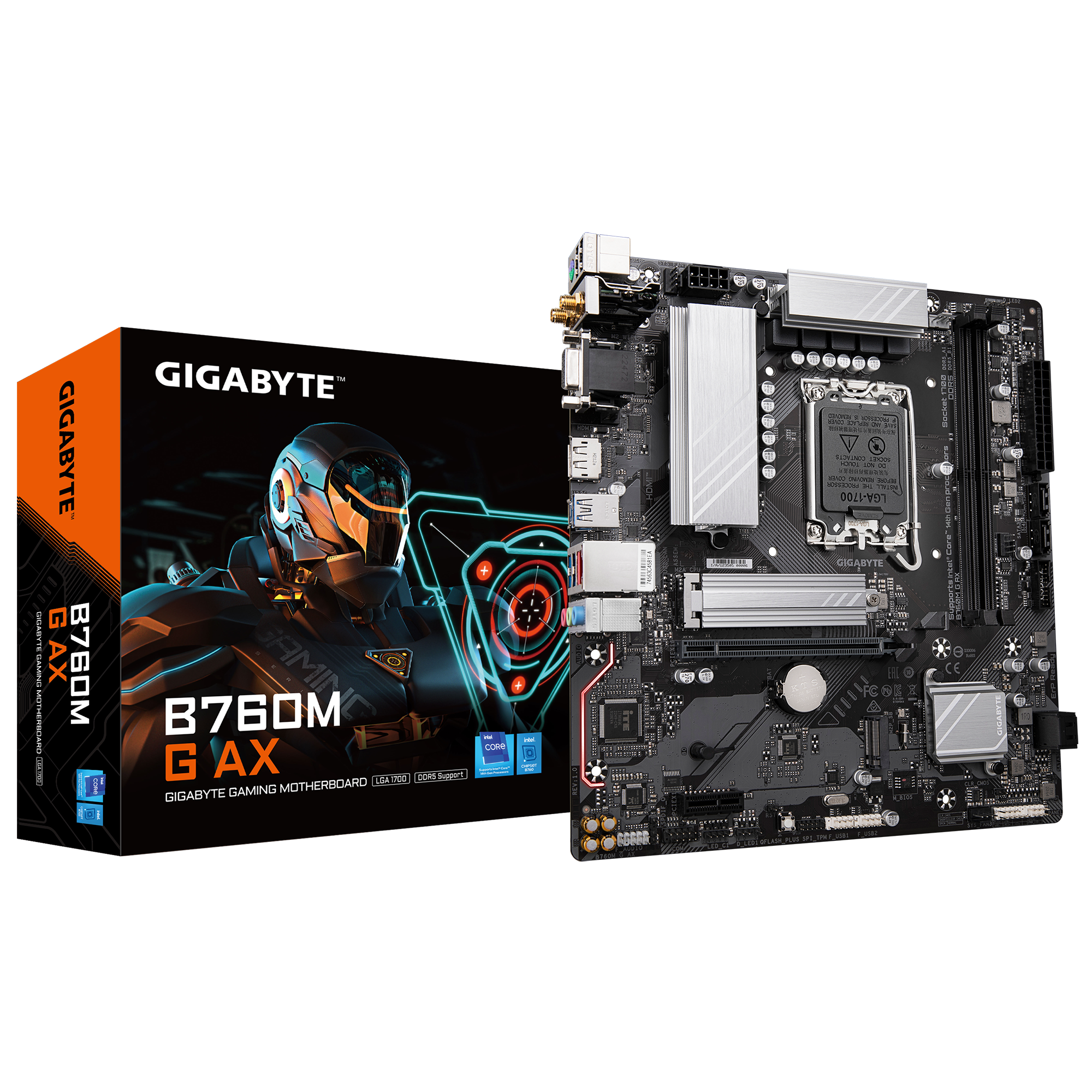 Gigabyte B760M G AX WiFi DDR5 M-ATX Motherboard