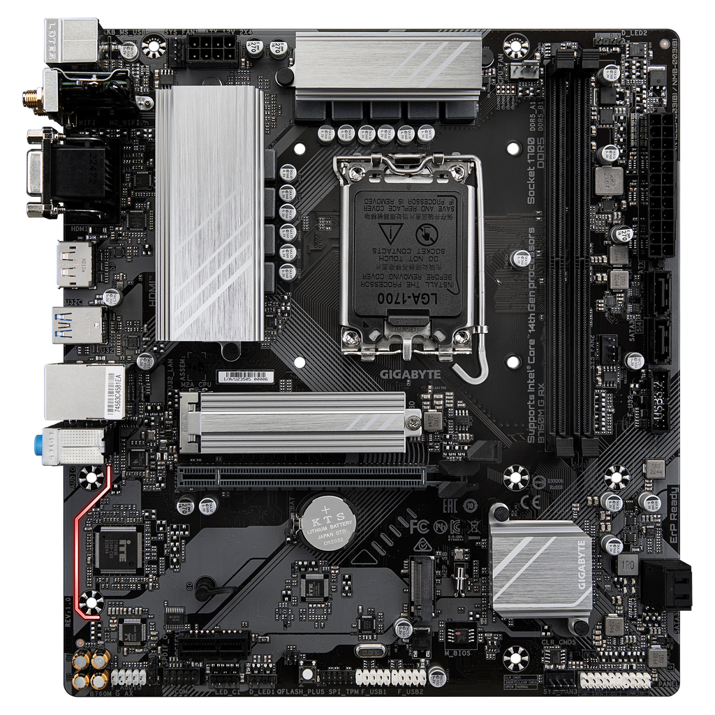 Gigabyte B760M G AX WiFi DDR5 M-ATX Motherboard