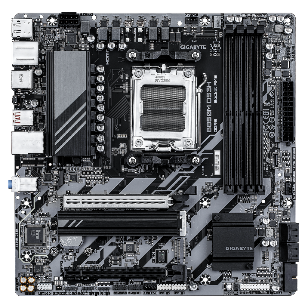 GIGABYTE B850M DS3H M-ATX Motherboard