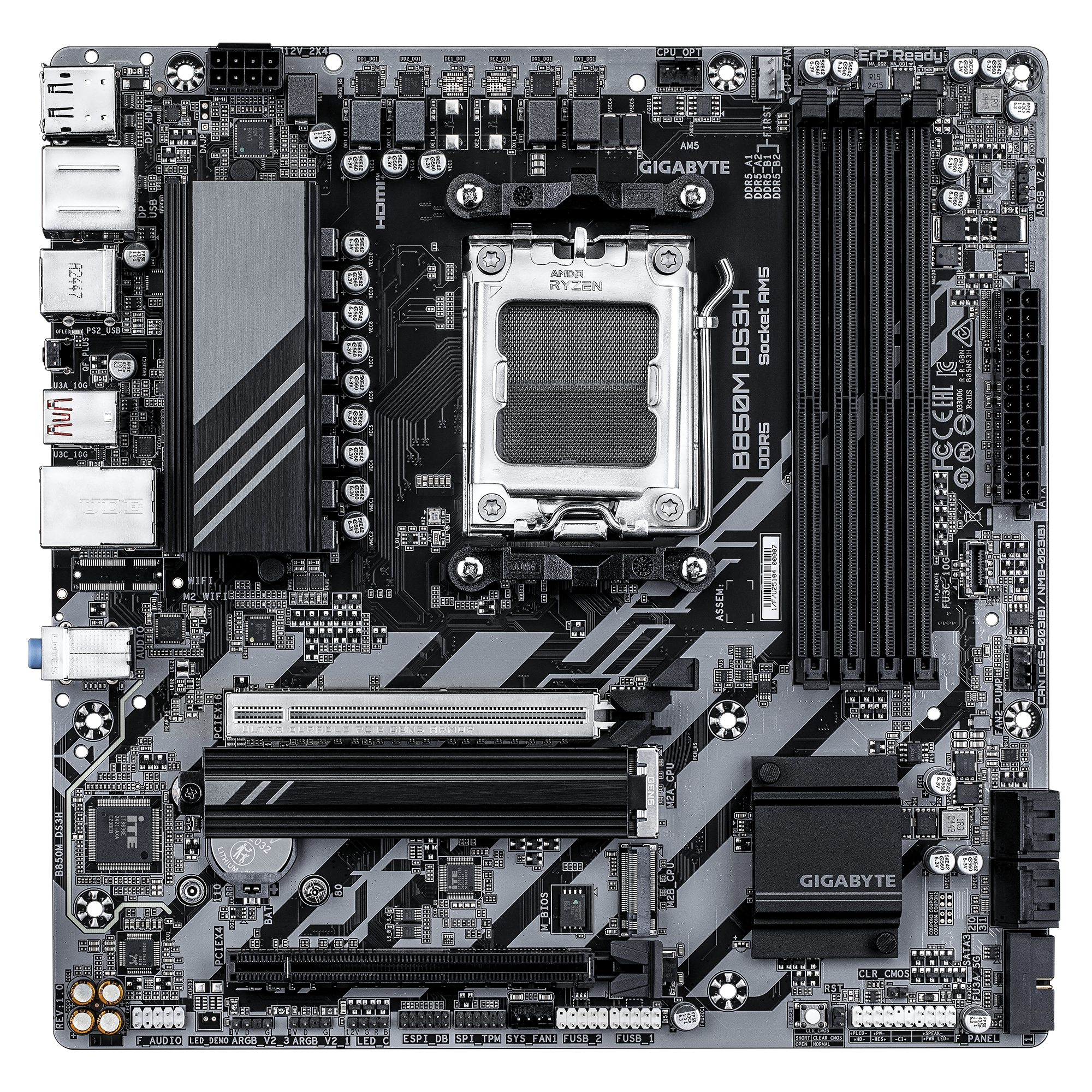 GIGABYTE B850M DS3H M-ATX Motherboard