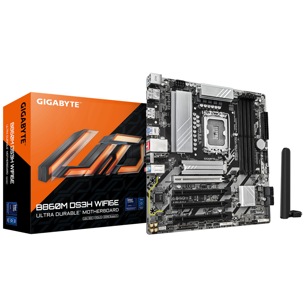 GIGABYTE B860M DS3H WIFI6E M-ATX Motherboard