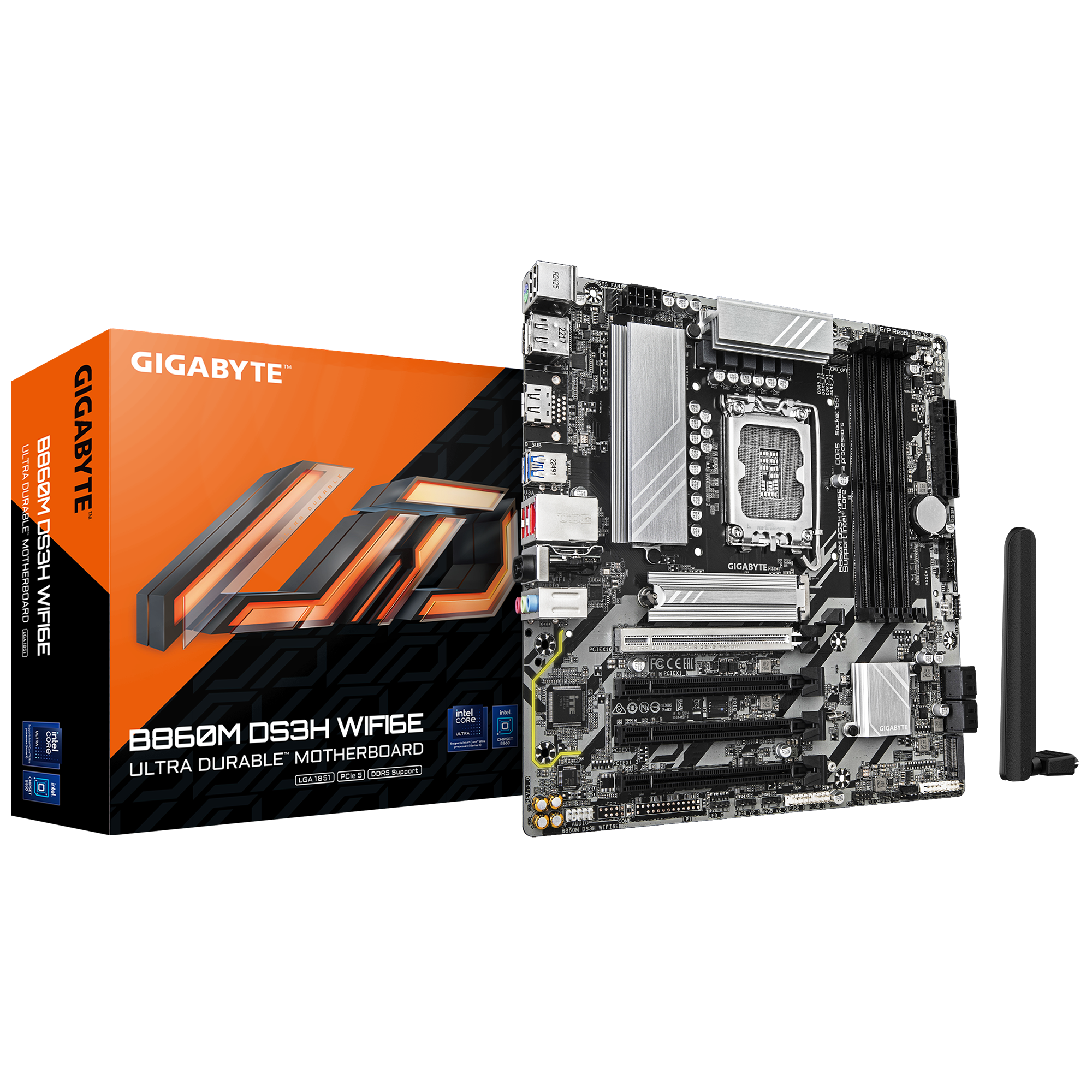 GIGABYTE B860M DS3H WIFI6E M-ATX Motherboard