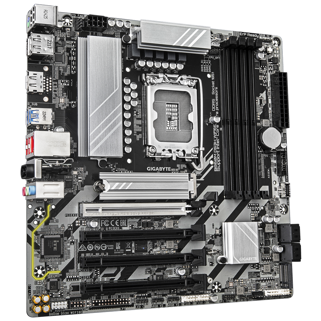 GIGABYTE B860M DS3H WIFI6E M-ATX Motherboard