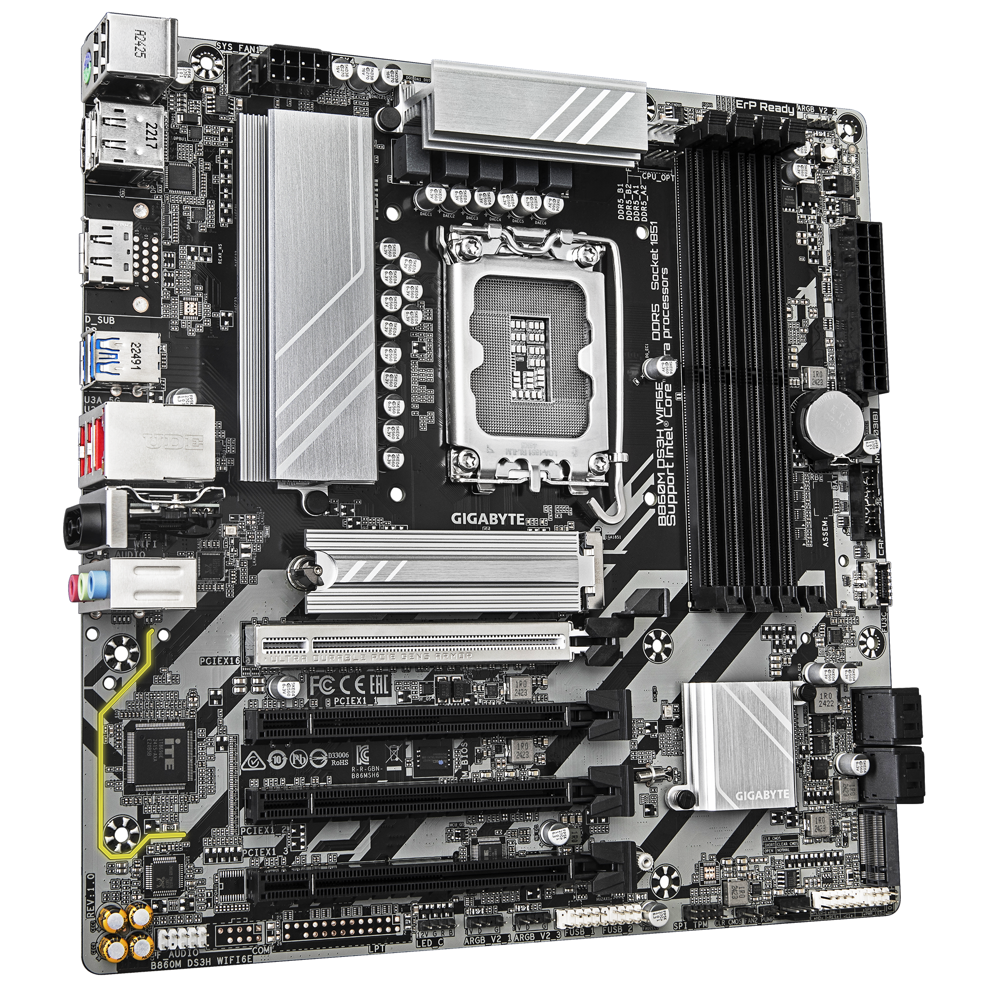 GIGABYTE B860M DS3H WIFI6E M-ATX Motherboard