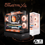 Ant Esports Crystal X6 ARGB ATX Mid Tower Case