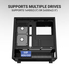 Ant Esports Crystal X6 ARGB ATX Mid Tower Case