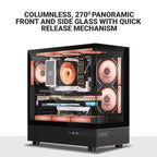 Ant Esports Crystal X6 ARGB ATX Mid Tower Case