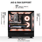 Ant Esports Crystal X6 ARGB ATX Mid Tower Case