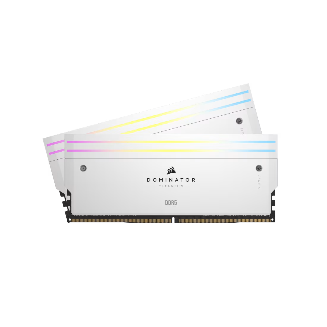 Corsair Dominator Titanium RGB DDR5 96GB (48GBx2) 6600MHz RAM (White)