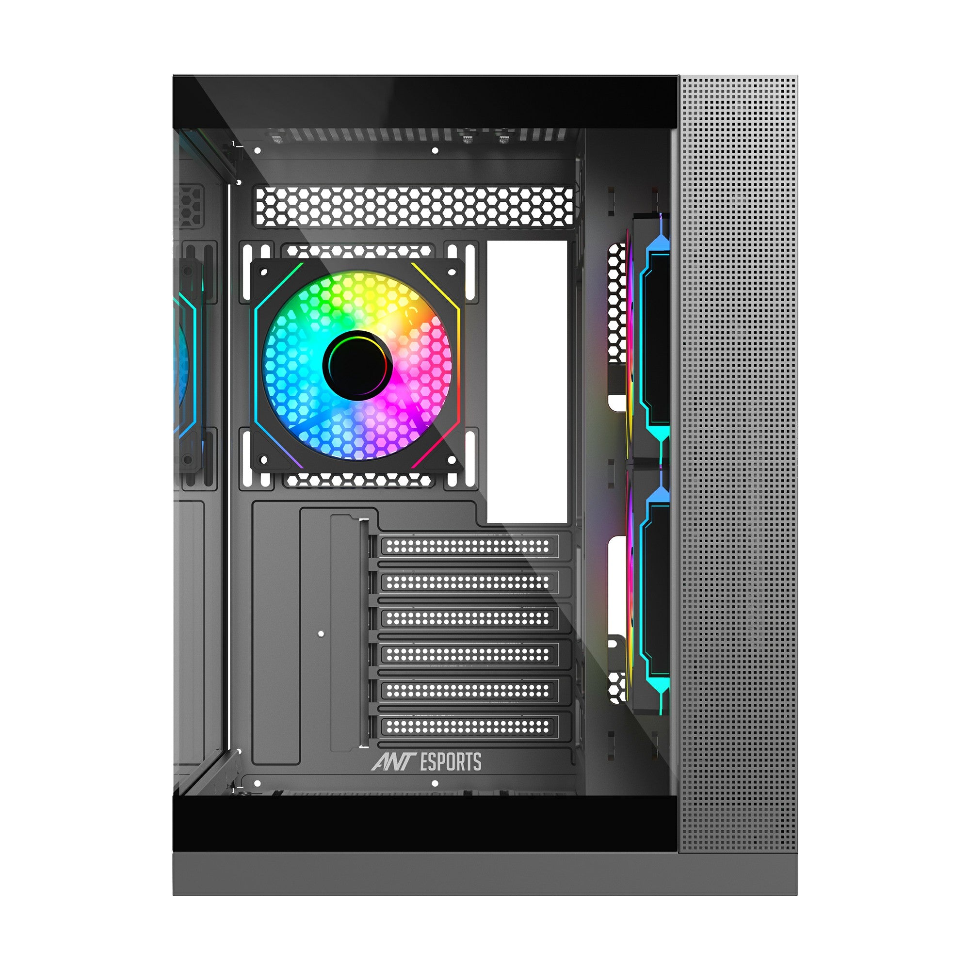 Ant Esports Crystal X4 ARGB Grey ATX Mid Tower Case