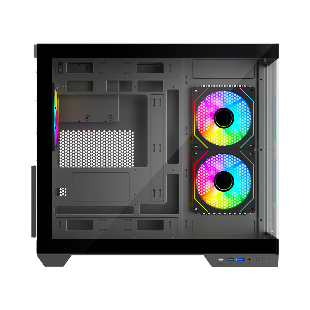 Ant Esports Crystal X4 ARGB Grey ATX Mid Tower Case