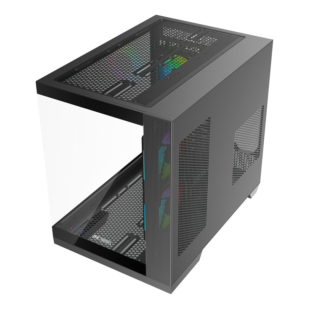 Ant Esports Crystal X4 ARGB Grey ATX Mid Tower Case