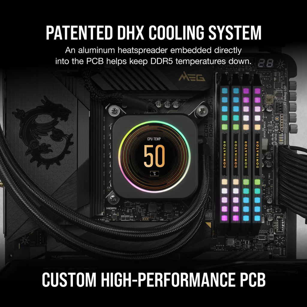 Corsair Dominator Platinum RGB 64GB (32GBx2) 6600MHz CL32 DDR5 RAM
